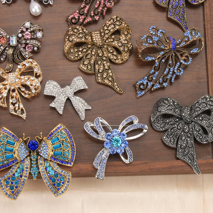 Baroque-Style Luxury Bow Brooch for Men and Women, Jewelry and Fashion Accessories, Perfect for Holidays and Parties