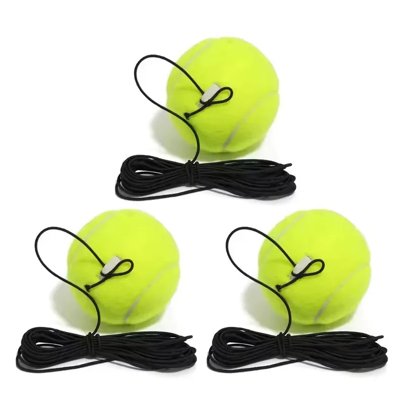 Professional Tennis Training Aids Base With Elastic Rope Ball and placed Tennis Racket base Tennis Trainer Tennis Practice Tool