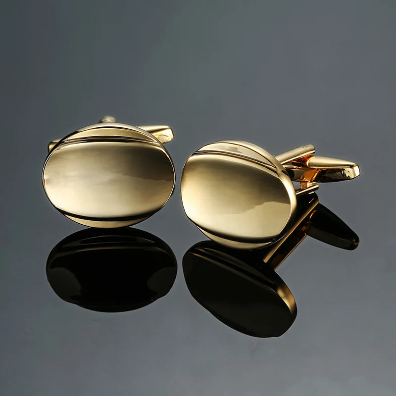 High quality men's French shirt cufflinks brand new fashion laser metal Chinese knot cufflinks manufacturer wholesale