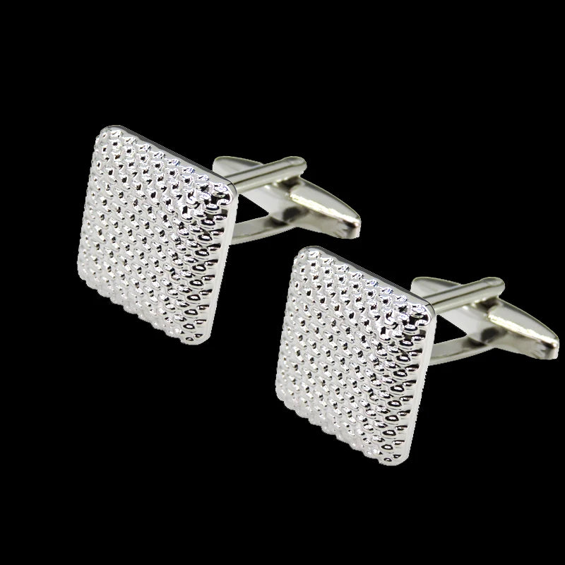New Arrive Shirt Cufflinks Men steel Laser Engraving Cuff Links For Wedding Party Fashion Simple Men Sleeve Shirt Cufflinks