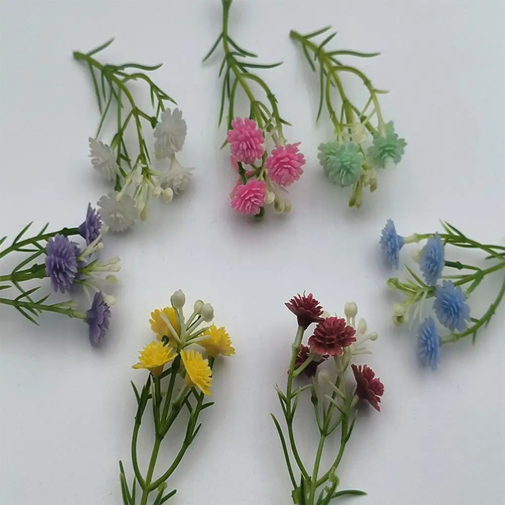 Mini Vase Magnets for Fridge Cute Tiny Magnetic Glass Vases Refrigerator Small Plant Pot for Locker Office Kitchen Decoration
