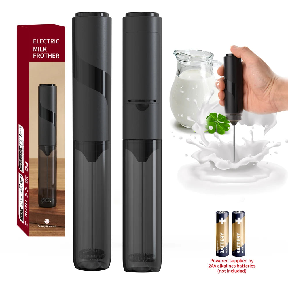 Kitchen Powerful Stirrer Milk Frother Handheld Foam Maker for Lattes,Whisk Drink Mixer for Coffee Electric Egg Beater