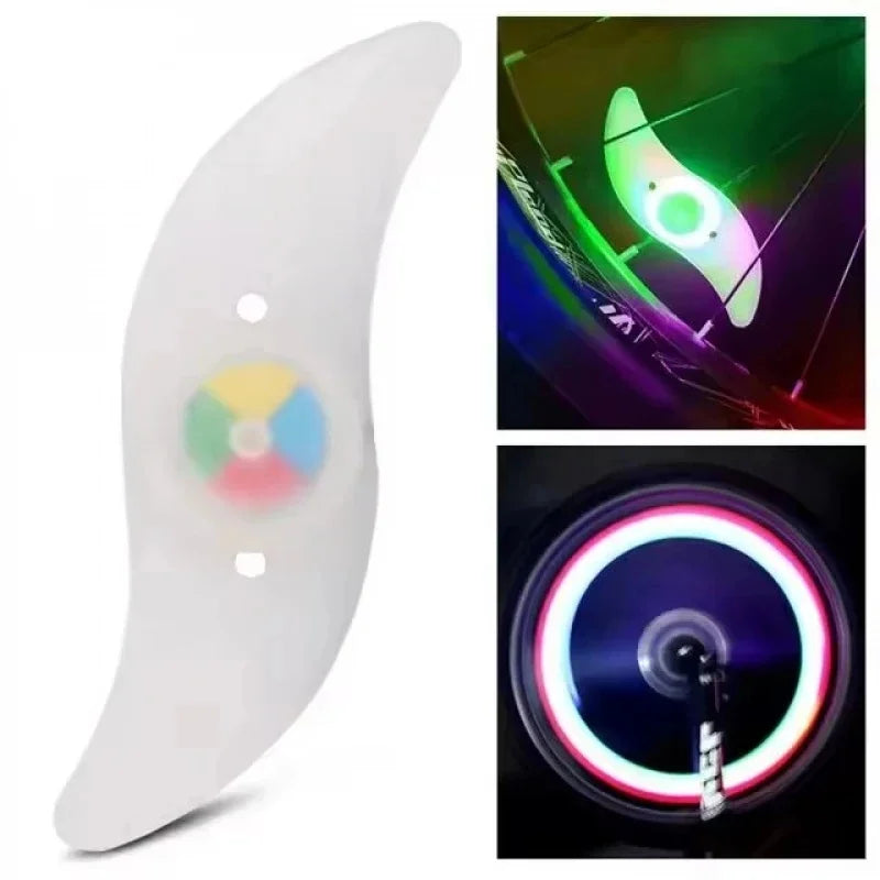 1-3PCS Bike Wheel Spoke Light Tire Lights 3 Mode LED Tyre Tire Flash Lamp Bike Safety Warning Easy to Install MTB  Accessories