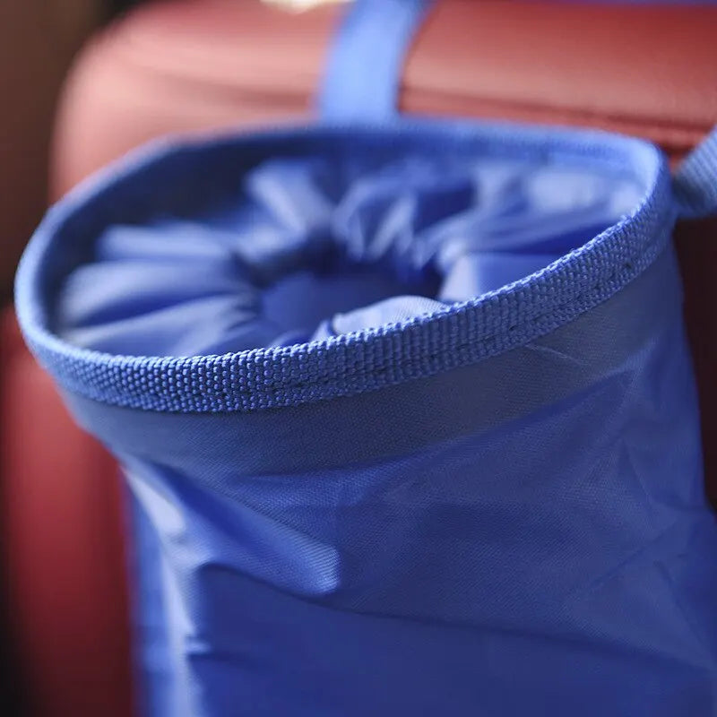 Car Seat Back Trash Holder Hang Litter Bag Garbage Storage Rubbish Container Oxford Cloth Car Waste Bins Cleaning Tools