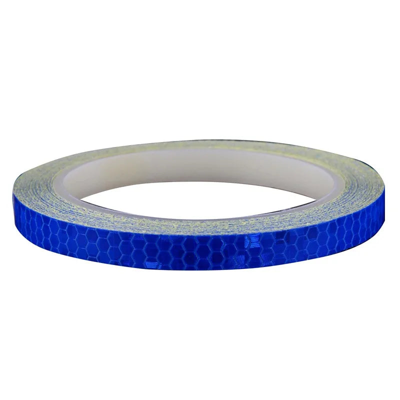 1pc 8m Bike Stickers Reflective Tape Fluorescent DIY Bike Bicycle Strips Cycling Tapes for Bicycle Helmet Motorcycle Scooter