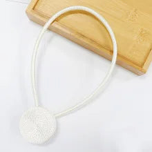 Magnetic Pearl Ball Curtain Buckles Curtain Tiebacks Backs Holdbacks Buckle Clips Curtain Rods Home Decorative Accessories