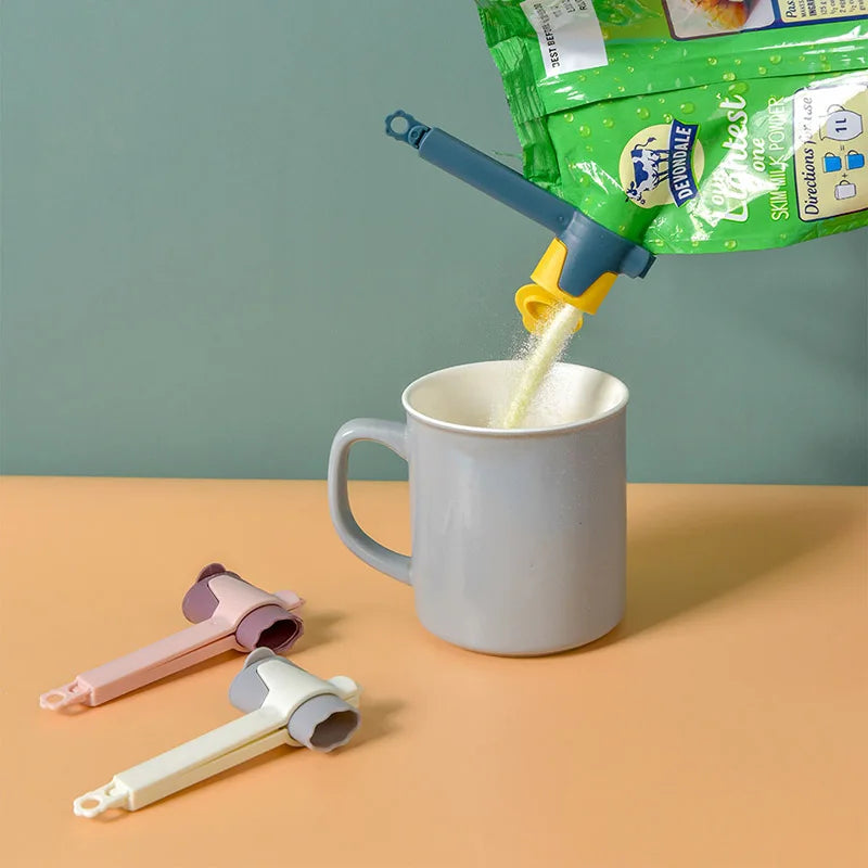 Snack Sealing Clip Plastic Fresh Keeping Sealer Clamp Food Saver Travel Kitchen Accessories Seal Food Storage Bag Clip