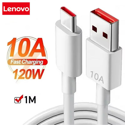 Lenovo 50000mAh 120w Super Fast Charging External Battery Ultra Capacity PowerBank Portable LED Digital Display For IPhone