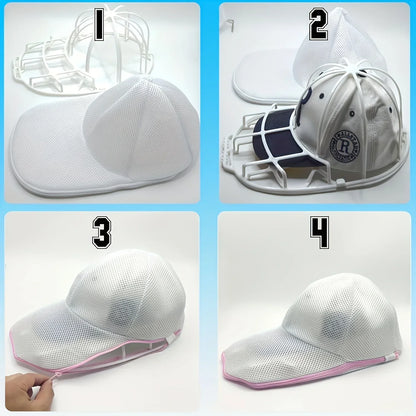 Hat cleaning cage for washing machines, hat cleaner with mesh bag,Hat bags or hat racks can be purchased separately.