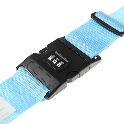 Luggage Strap Anti-theft Luggage Buckle Password Adjustable Bundling Packing Baggage Belt Suitcase Trunk Belts Bag Accessories
