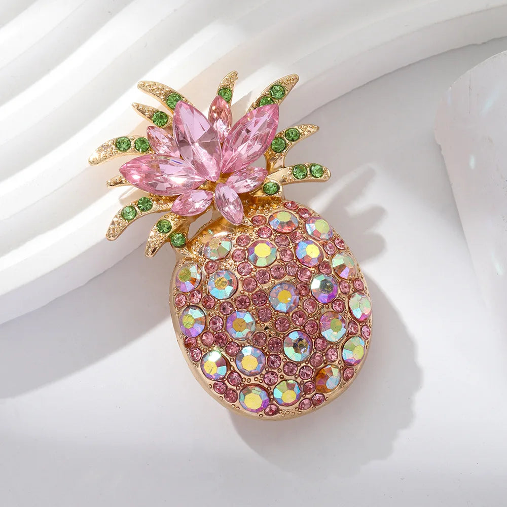 Elegant and Beautiful Watermelon Apple Durian Mulberry Fruit Design Brooch Pin for Men and Women Clothing Accessories