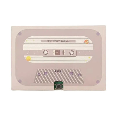 Voice Recordable Greeting Card 60 Seconds Recording Time Message Recorder Cassette Recording Voice Tape Greeting Card