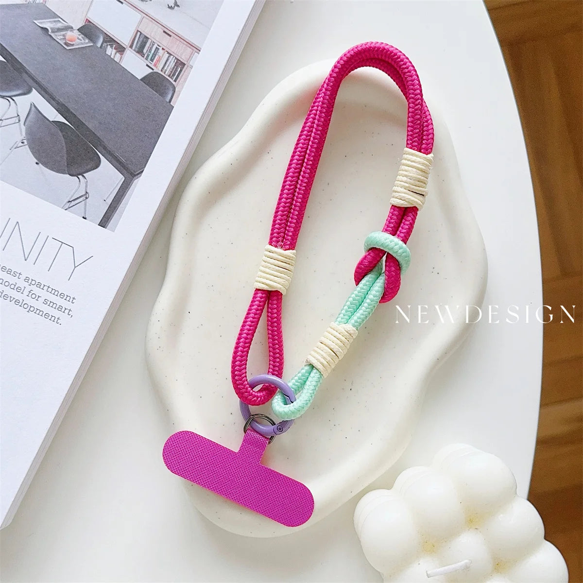 Phone Lanyard Wrist Strap + Case Connector - Universal Anti-Slip Anti-Fall Phone Case Accessory, Portable Pendant