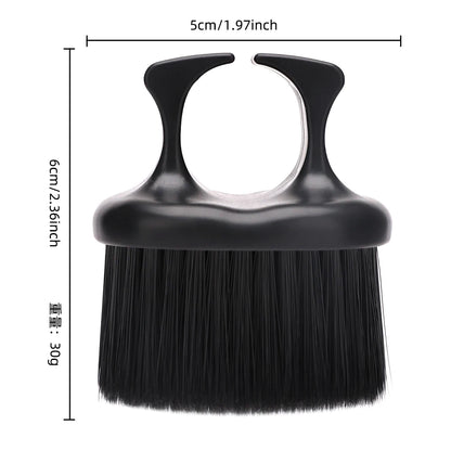 Ring Neck Duster Barber Remove Loose Hair Brush Hair Cutting Brush Soft Hair Cleaning Brush Hairdressing Tools