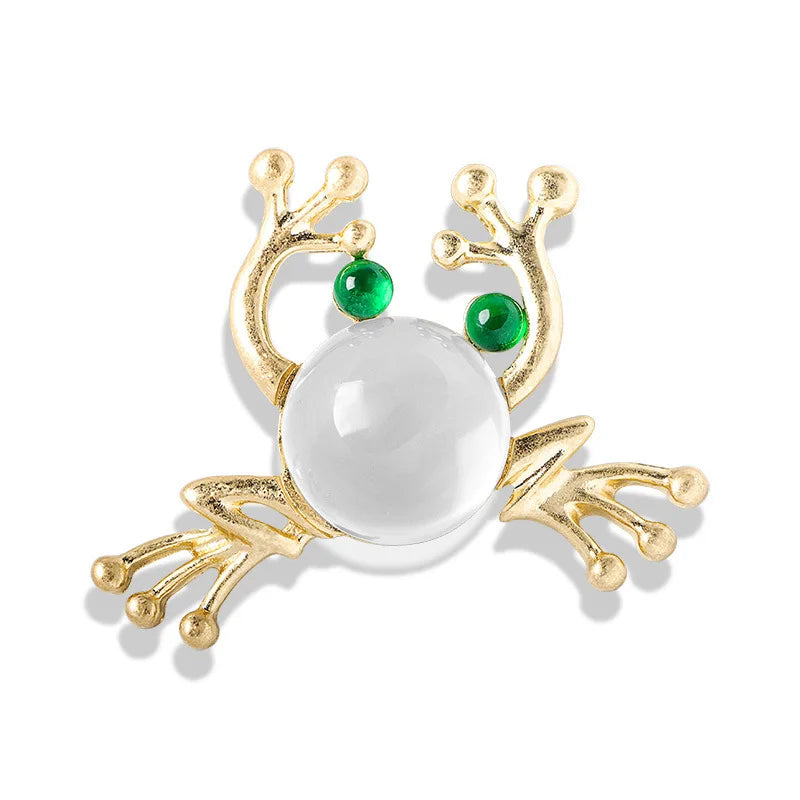 Baroque Luxury Frog Collection: Brooches and Pins for Men and Women, Jewelry, Fashion Accessories, and Party Gifts