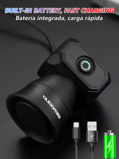 5 Modes Bicycle Horn Mountain Bike Mini Battery Waterproof Electronic Bike Bell Riding Equipment Children's Scooter Accessories
