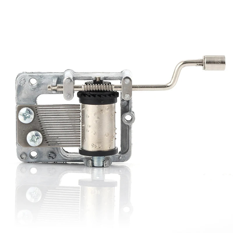 Hand-Cranked Music Box Movement Metal Rocker Mini Diy Gift Music Mechanical Decorative Collectibles For Girl Boy friend