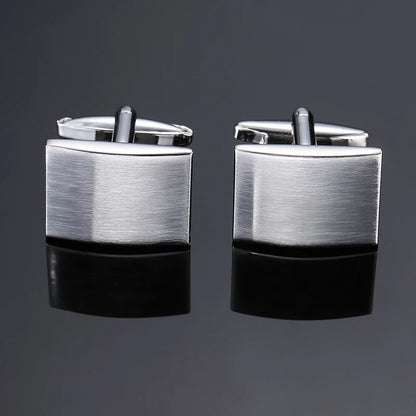 High quality men's French shirt cufflinks brand new fashion laser metal Chinese knot cufflinks manufacturer wholesale