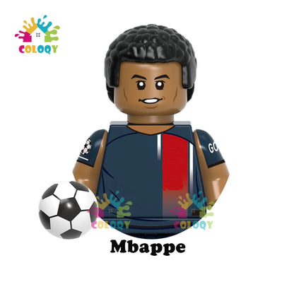 Kids Toys Football Stars Building Blocks Sport Player Mini Action Figures Toys For Boys Christmas Gifts