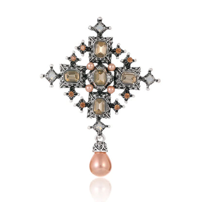 High fashion pins court vintage crystal brooch fashion pendant wedding women's brooch pin jewelry gifts