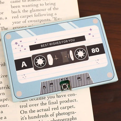 Voice Recordable Greeting Card 60 Seconds Recording Time Message Recorder Cassette Recording Voice Tape Greeting Card