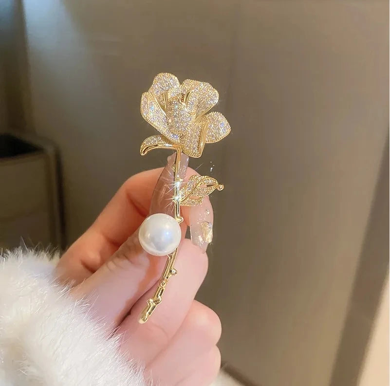 Luxury Crystal Phoenix Bird Brooches For Women Men Unisex Colorful Yellow Enamel Pins Chinese Birds Party Office Jewelry Gifts
