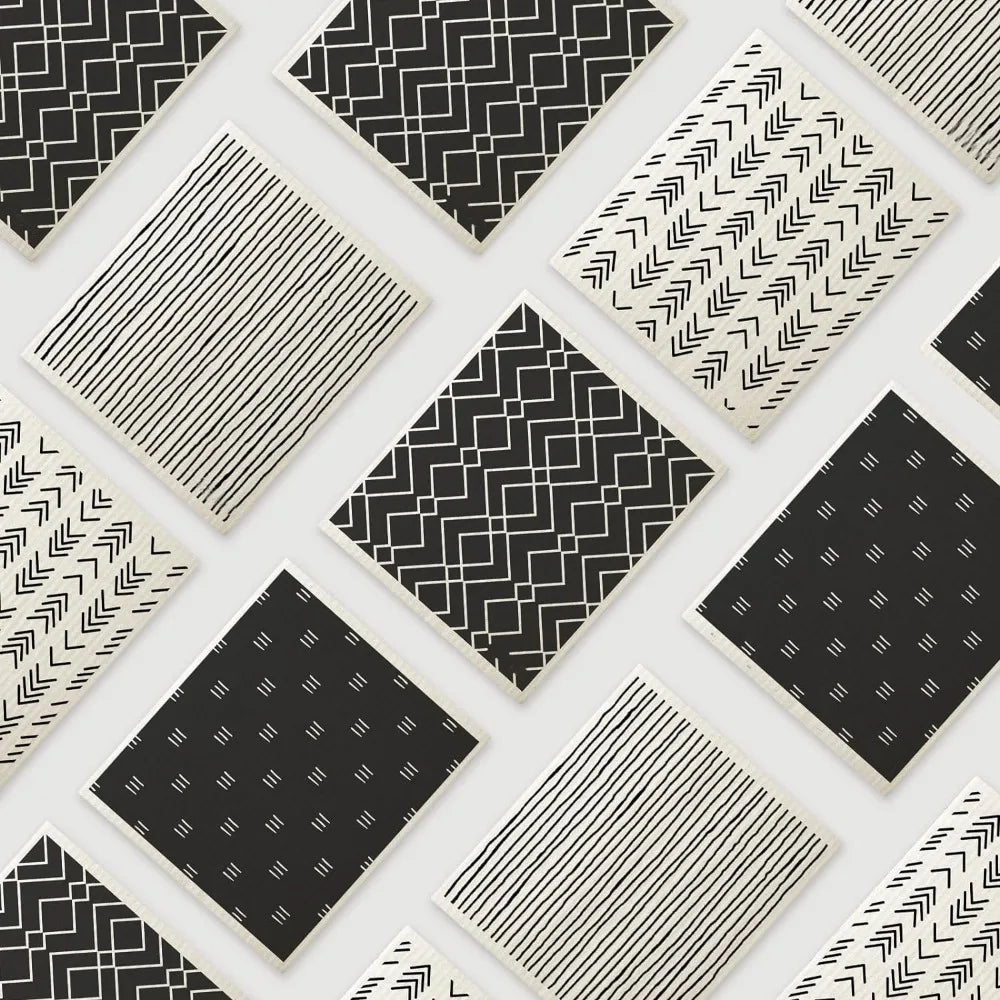 4 Pcs Swedish Dishcloths Eco-Friendly Reusable Kitchen Wipes Absorbent and Quick Drying Swedish Sponge Cloths for Efficient