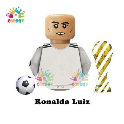 Kids Toys Football Stars Building Blocks Sport Player Mini Action Figures Toys For Boys Christmas Gifts