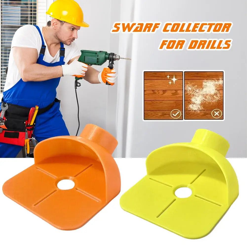Drill Dust Collector Reusable Drill Dust Box Red Dust Bowl Device Dustproof Collection Multifunction Electric Drill Dust Collect