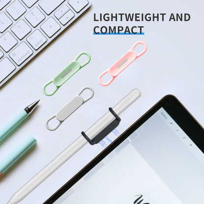 6 Colour Magnetic Pen Holder Office Whiteboard Adhesive Pencil Hooks Adjustable Silicone Magnet Marker Holders for Refrigerator