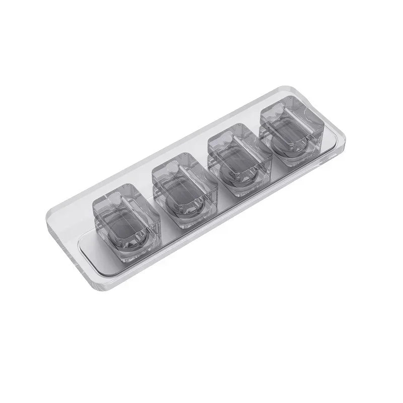 Adjustable Magnetic Cable Clips Cord Organizer Holder under Desk Smooth Wire Management Pad - Keeper for Home Office