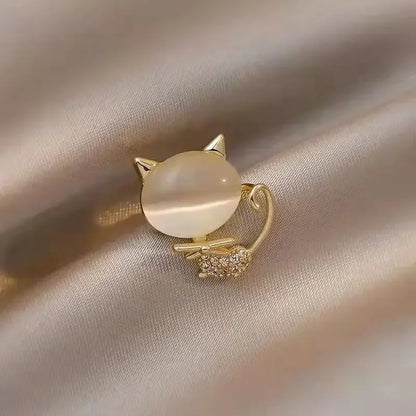 Fashion Brooch Flower Bow Brooches for Women Sweater Coat Clothing Accessories Metal Anti-glare Lapel Pin Fixed Clothes Pins