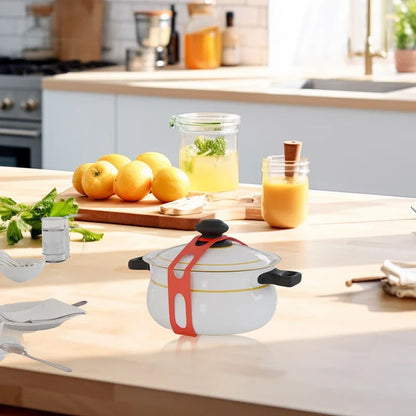 54cm Reusable Lid Strap Silicone Elastic Band Universal Pot Lid  Holder for Lunch Box Strap Elastic Band Outdoor Tableware Tool