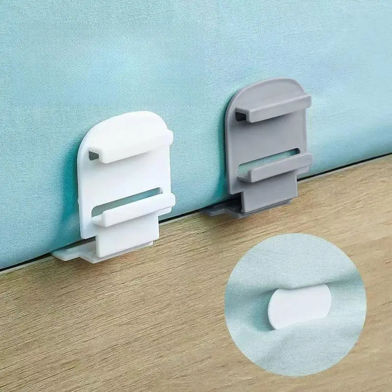 4PCS Adjustable Non-slip Bed Sheet Holder Plastic Bed Cover Fixing Clip Multi-Functional Household Anti-Shift Fasteners NEW