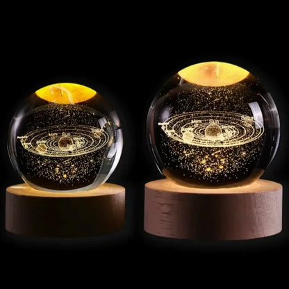 System Galaxy Table Lamp Glowing Moon Sphere For Bedroom Decoration Gift