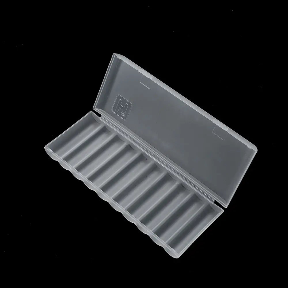 10 Slots Hard Plastic Container Portable Case Battery Storage Box For AAA/AA/18650 Battery Organizer Box Container Accessories