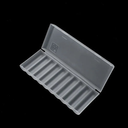 10 Slots Hard Plastic Container Portable Case Battery Storage Box For AAA/AA/18650 Battery Organizer Box Container Accessories