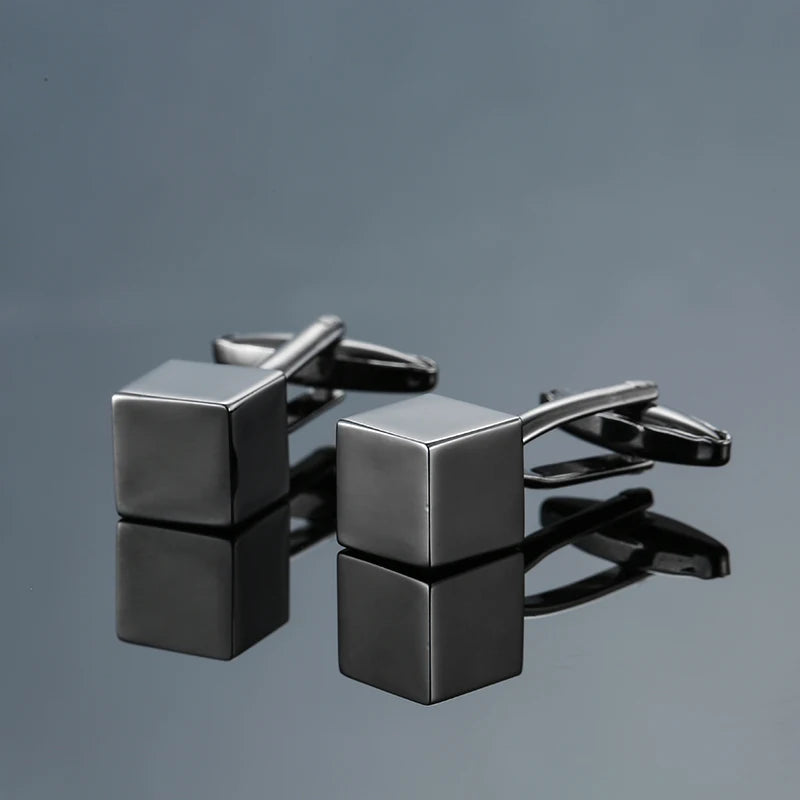 High quality men's French shirt cufflinks brand new fashion laser metal Chinese knot cufflinks manufacturer wholesale