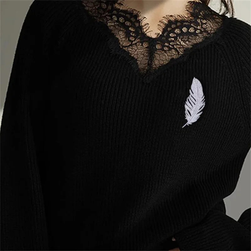 Luxury Exquisite Full Rhinestone Brooches For Women Girls Elegant Temperament Brooch Fine Jewelry Accessories Gifts