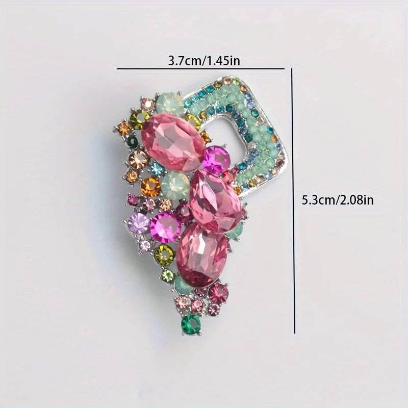 Brooch Creative Personality Simple Atmosphere Suit Coat Accessories Sweater Chain Green Clothes Corsage Mother's Day Gift