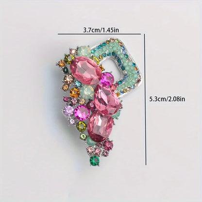 Brooch Creative Personality Simple Atmosphere Suit Coat Accessories Sweater Chain Green Clothes Corsage Mother's Day Gift