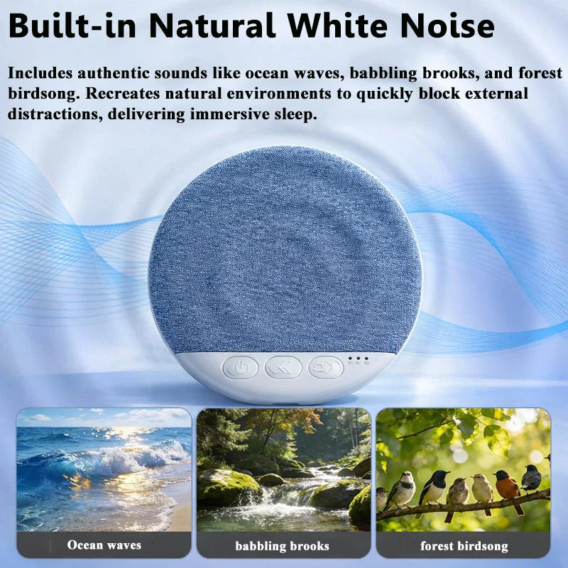 Lenovo Mini Sleeping Bluetooth Speaker Nature Sound White Noise Soundbar Wireless MP3 Music Player Thin Timed Shutdown Audio Pla