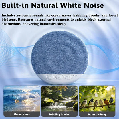 Lenovo Mini Sleeping Bluetooth Speaker Nature Sound White Noise Soundbar Wireless MP3 Music Player Thin Timed Shutdown Audio Pla