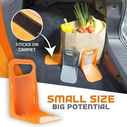 2pc Car Back Auto Trunk Fixed Rack Holder Stand Shake-proof Organizer Fence Storage Holder Adjustable Distance Storage Box Fixer