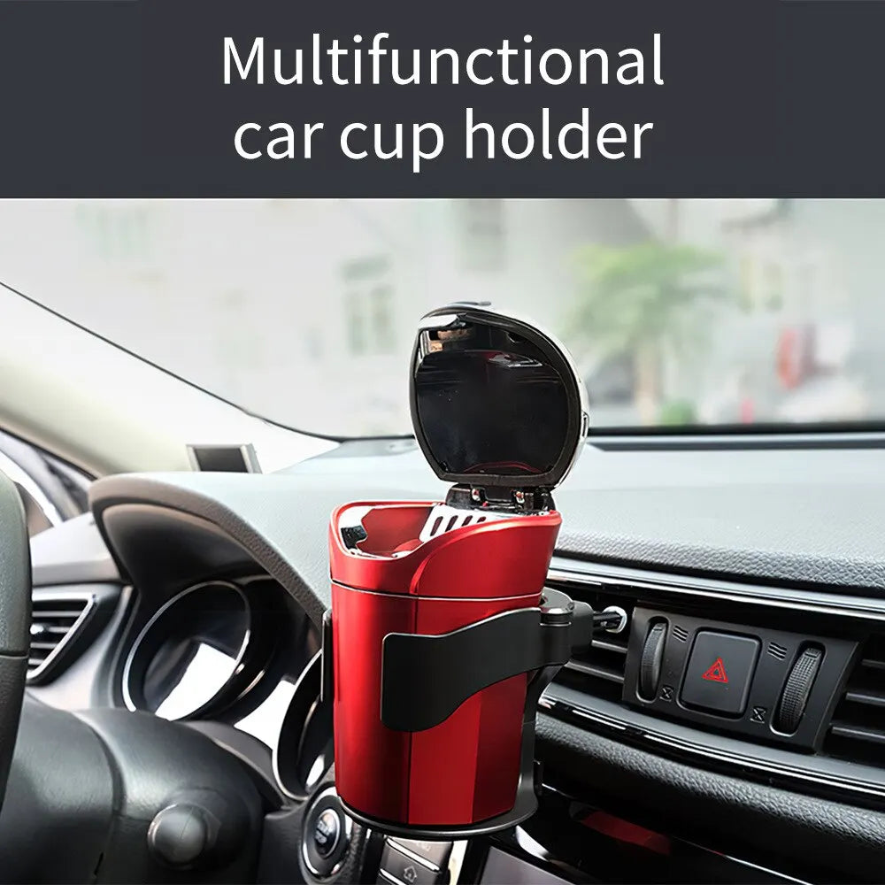 Car Cup Holder for Air Vent - Universal Auto Drink Rack Stand for Water Bottles & Ashtray