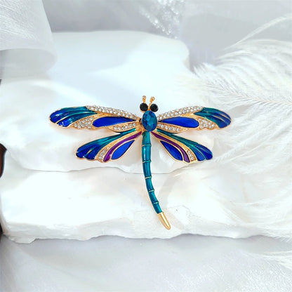 1Pc Color Y2K Dragonfly Brooch Pin Beautiful And Exquisite Retro Jewelry Accessories Elegant And Romantic Party Gift For Women