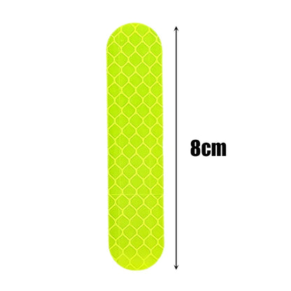 5Pcs Motorcycle Helmet Warning Reflective Stickers Night Safety Driving Decorative Strips Sticker Bicycle Moto Car Decals
