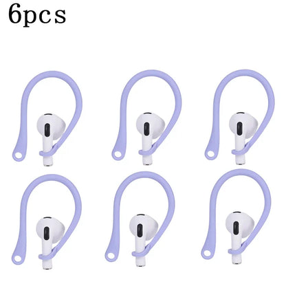 1/3/5/6Pairs Silicone Ear Hooks for Apple AirPods Pro Accessories Anti-fall Bluetooth Earphone Holder for AirPods 3 Earhooks