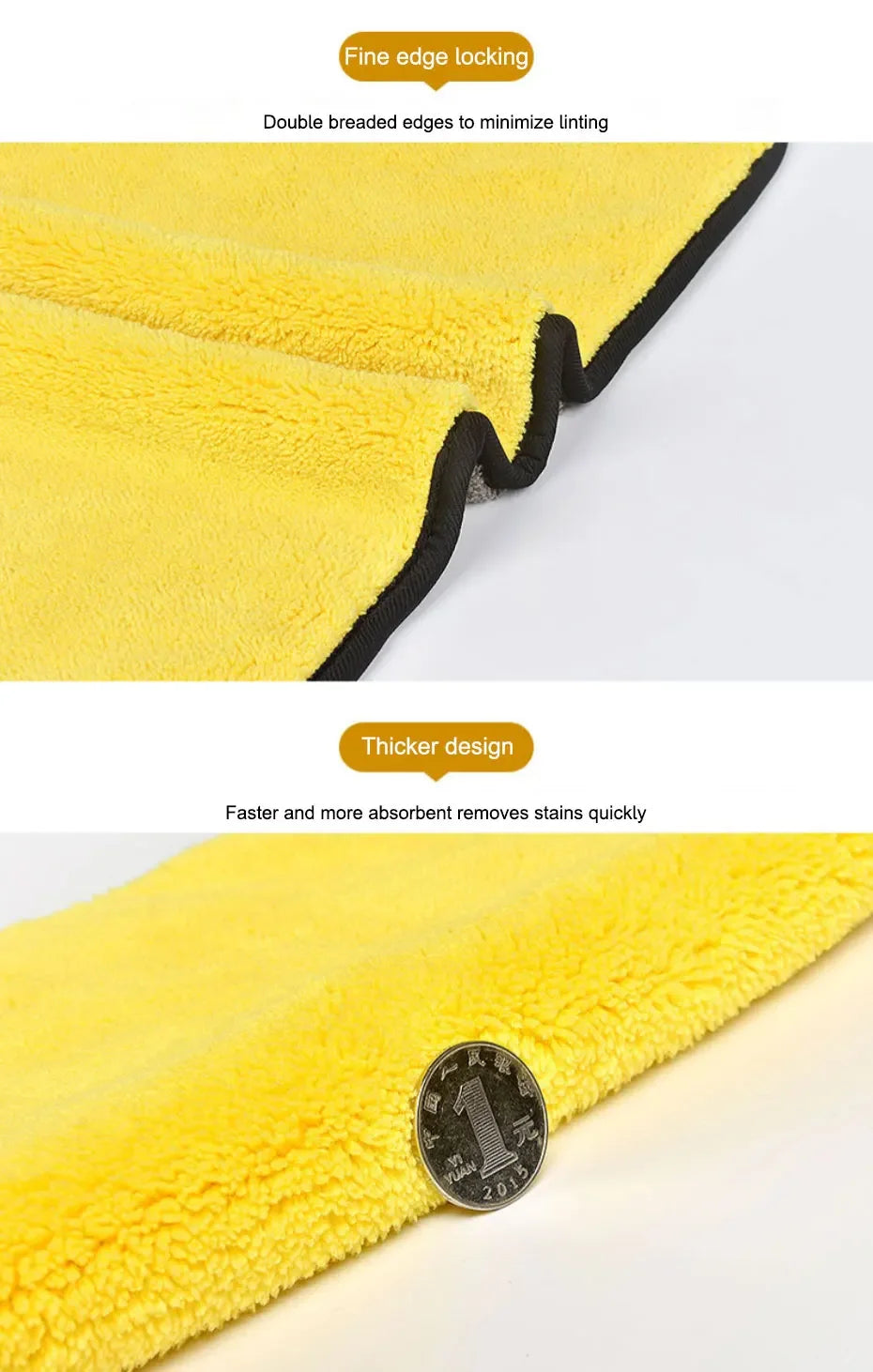High-end Microfiber Towel Car Wash Towel Detailing Cleaning Cloth Car Wash Drying Towel Car Absorbent Cleaning Products