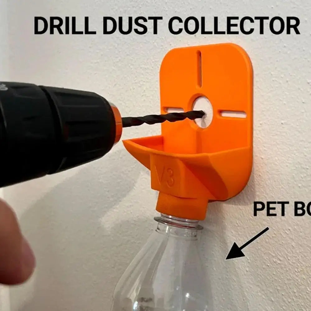 Drill Dust Collector Reusable Drill Dust Box Red Dust Bowl Device Dustproof Collection Multifunction Electric Drill Dust Collect
